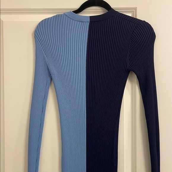 Staud Two-Tone Ribbed Cardigan - Picture 3 of 5